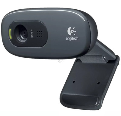 Logitech C270 Webcam, HD 720p, 60° Sichtfeld, Fester Fokus, Belichtungskorrektur