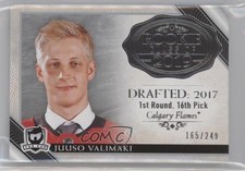 2018 Upper Deck The Cup Rookie Class of 2019 165/249 Juuso Valimaki #2019-JV 2a8