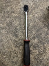 Snap-on Tools FHL936A Chrome 3/8"drive Ratchet Wrench Soft Red Handle USA 12.5”