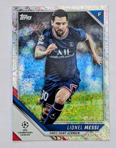 2021-22 Topps Uefa Champions League - Lionel Messi #10 Sparkle Foil