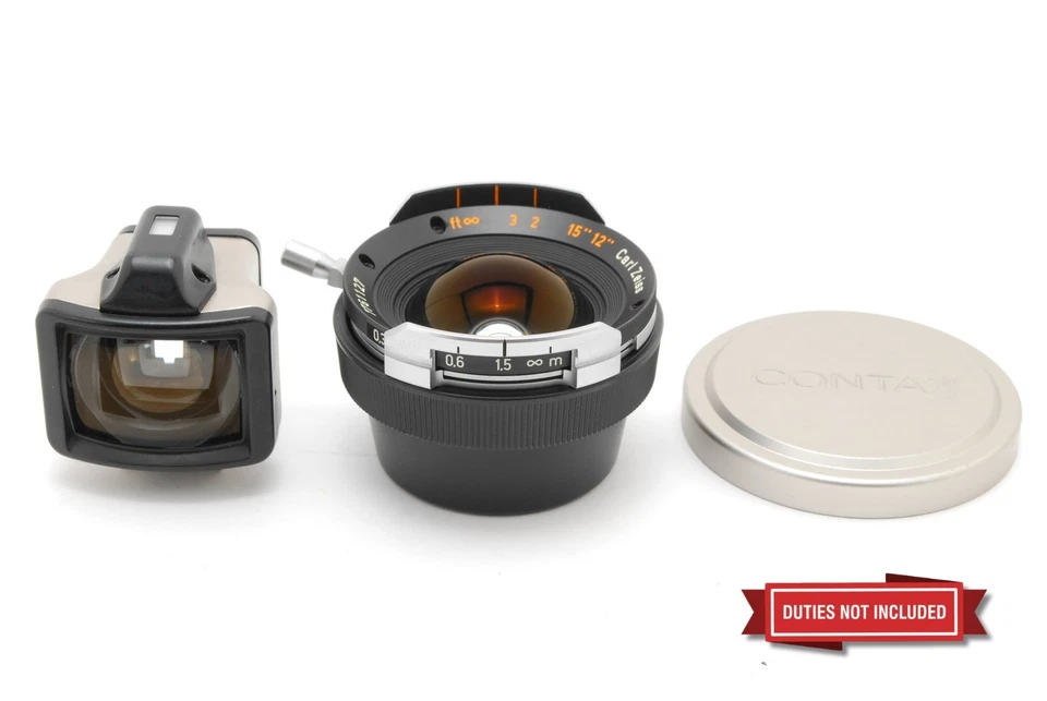 CONTAX Carl Zeiss Hologon T* 16mm F8 MF Lens Viewfinder [ Near MINT ] From JAPAN - Image 2 of 4