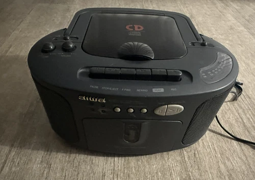 Vintage Aiwa 1993 CD, Cassette Tape, Radio Stereo-Model: CSD EX03 Works Good