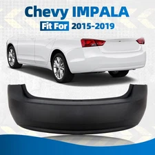 For 2015-2019 Chevy Impala LS/LT Rear Bumper Cover Fascia Without Sensor Holes