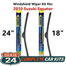 Rain-X Longitude Windshield Wiper Kit fits: 2010 Suzuki Equator (24" & 18")