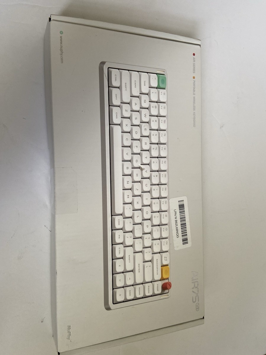Nuphy Air75 V3 Mechanical Keyboard , Hot Swappable, Red Nano