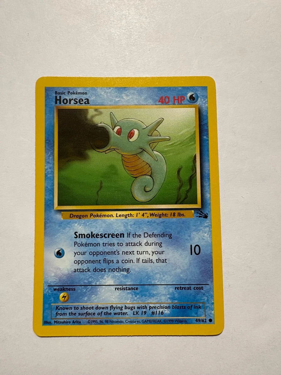 Horsea Pokémon TCG Cards for sale | eBay