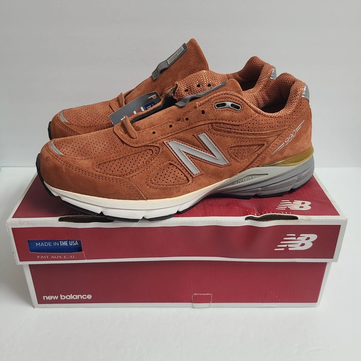 New Balance 990v4 Made in USA Burnt Orange | eBay