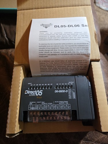 Automation Direct Programmable Logic Controller (PLC) – D0-05DD-D ...