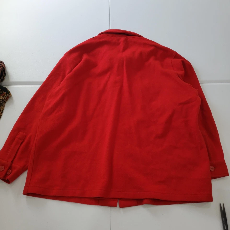 Boy Scouts Of America Chaqueta Para Hombres Extra Grande Rojo Mezcla de Lana Jac Camisa Uniforme Foto 3 de 4