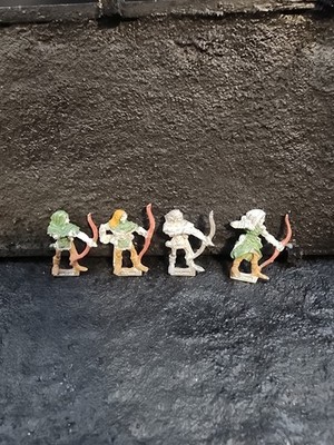 OOP Marauder Warhammer Fantasy Wood Elf Archer x 4 All Unique Metal