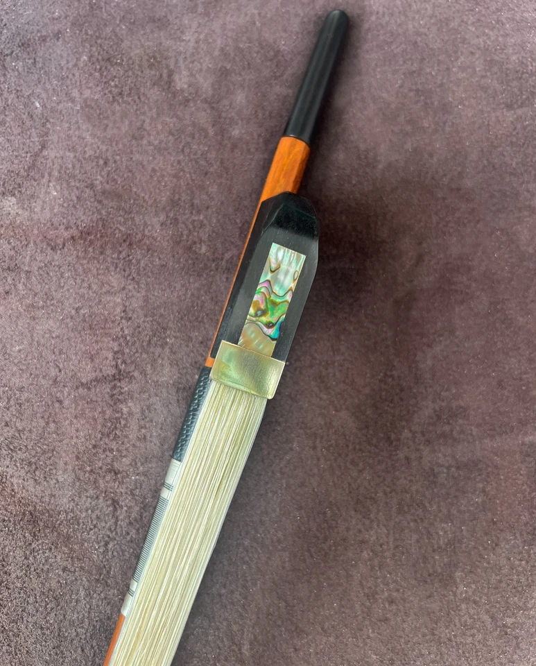 3/4 Double Bass Bow Top Brazilwood German Type Smooth Tuner (Size3/4) - Image 4 of 4