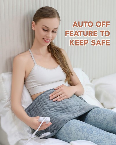 Heating Pad for Back Pain Relief, Heating Pads for Cramps with Auto Shut Off ... - Picture 6 of 8