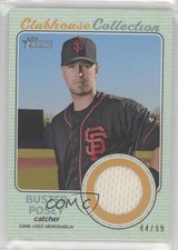 2017 Topps Heritage Clubhouse Collection Relics Gold 44/99 Buster Posey 0b0
