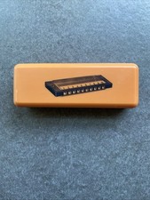 10 Hole Harmonica Kids Adults Fun Music Travel Black Silver With Case