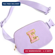 Gitus Girls Birthday Gifts for 10-16 Year Olds - Initial Fanny Pack Belt Bag Cro