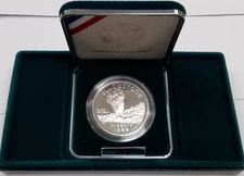 1999-P Yellowstone Nat'l Park Commemorative Proof Silver Dollar in OGP & COA