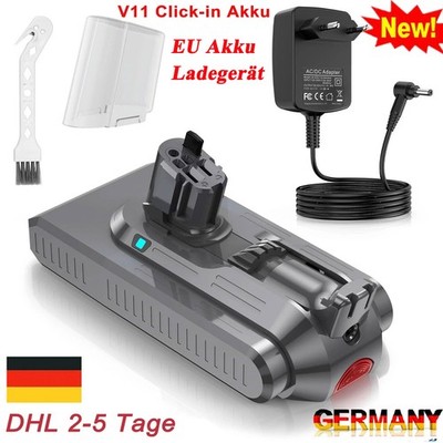 25,2V 6000mAh Click-in Akku Für Dyson V11 Complete SV47 V15 Detect Ladegerät EU
