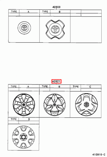 Genuine Toyota Corolla AE115 AE112 AE111 AE104 AE100 14 Inch Wheel Cover Hub Cap - Picture 6 of 12