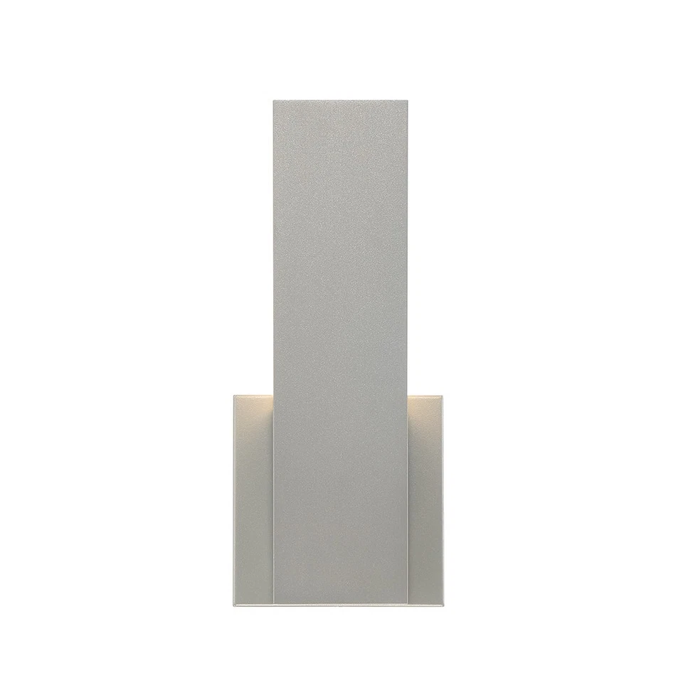 Aplique de pared exterior LED Eurofase Lighting 42707 Annette 12" de alto - plateado Foto 2 de 4