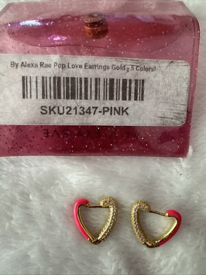 Melania Clara BAR POP Love Earrings