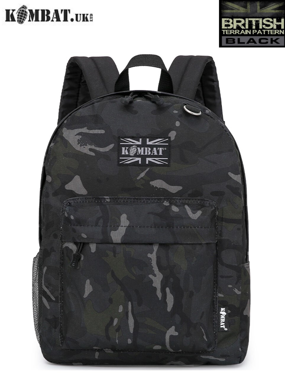 Kombat Rucksack Tactical Army Military Bag 18L Street Pack Holdall BTP Black Cam