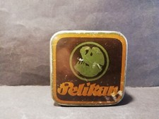 Alte Pelikan Blechdose f&uuml;r Farbband (Schreibmaschine)