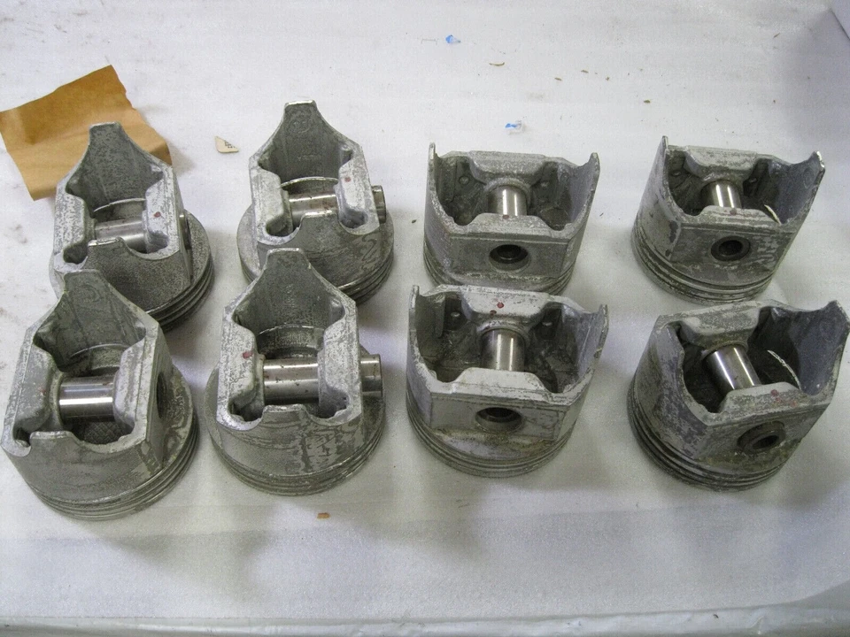 8 Federal Mogul 332NP-Std Pistons STD Bore Set of 8 Foto 2 de 4