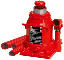 Big Red 20-ton Low-profile Bottle Jack Heavy Duty Steel Raise 40000 Lbs Shop