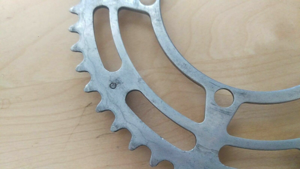 Triple Plateau Route Français Pédalier Stronglight 107 Triple - 52/42/32 Dents, Manivelles 170mm, Pour Peugeot/Gitane, Occasion Pédalier Course Peugeot Gitane