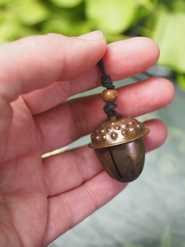 Acorn Bell Pendant - Strength & Courage - Pagan, Wicca, Witchcraft, Ogham Tree - Picture 5 of 8