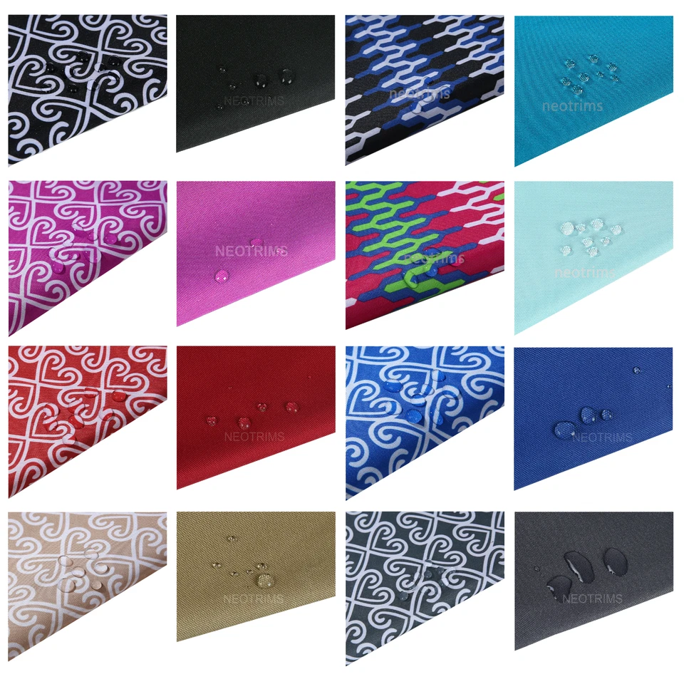 Material de tela de lona impermeable, patrones decorativos de alta resistencia, jardín al aire libre Foto 2 de 4