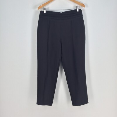 Fresh Soul womens dress pants size 12 black tapered zip 057280