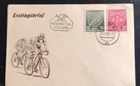 BICYCLE RACING CYCLING 1956 SET  East Germany DDR  FDC VF UNADDR