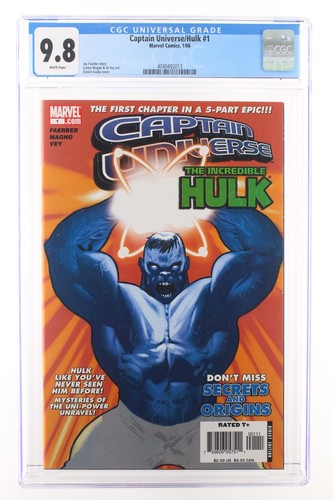 Captain Universe/Hulk #1 - Marvel Comics 2006 CGC 9.8 Jay Faerber story Carlos M