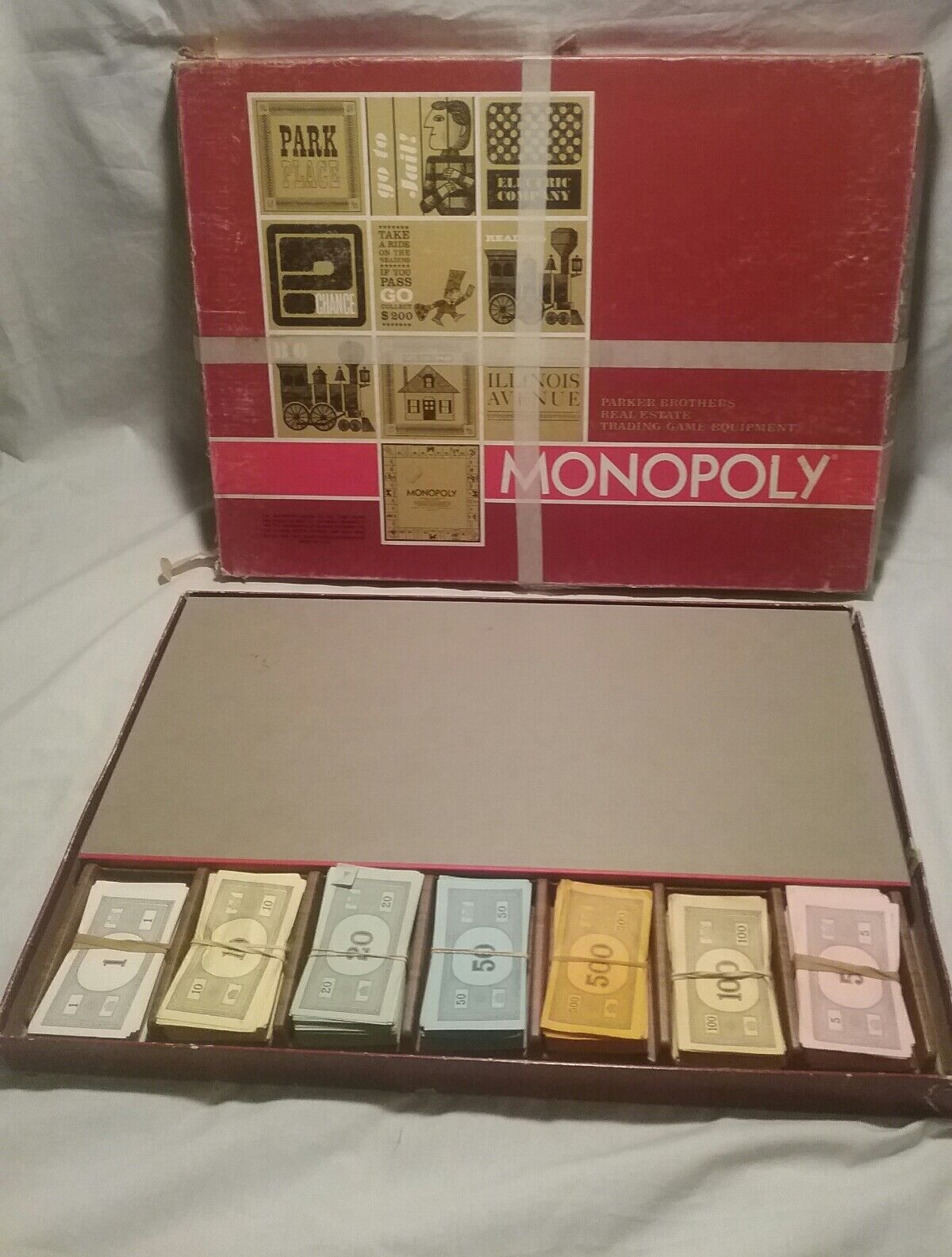 Vintage 1964 Monopoly Game by Parker Brothers Red Oversize -  Portugal