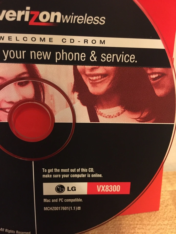 Verizon Welcome CD-ROM / Reference Guide Getting to know your LG VX8300 Cell - Image 2 of 2