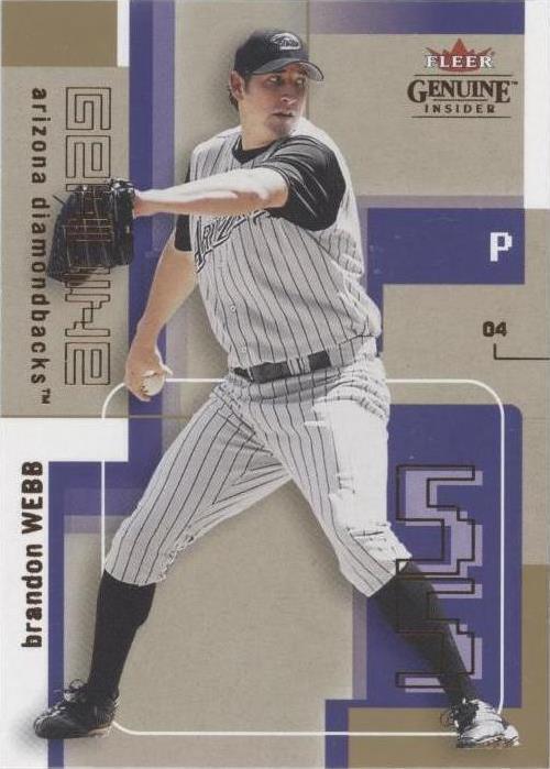 2004 Fleer Genuine Insider - Brandon Webb #25 - 1 of 1