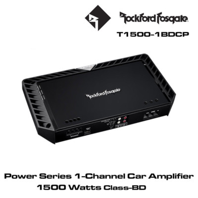 Rockford Fosgate Power T1500-1BDCP - 1500 Watt Class-bd Constant