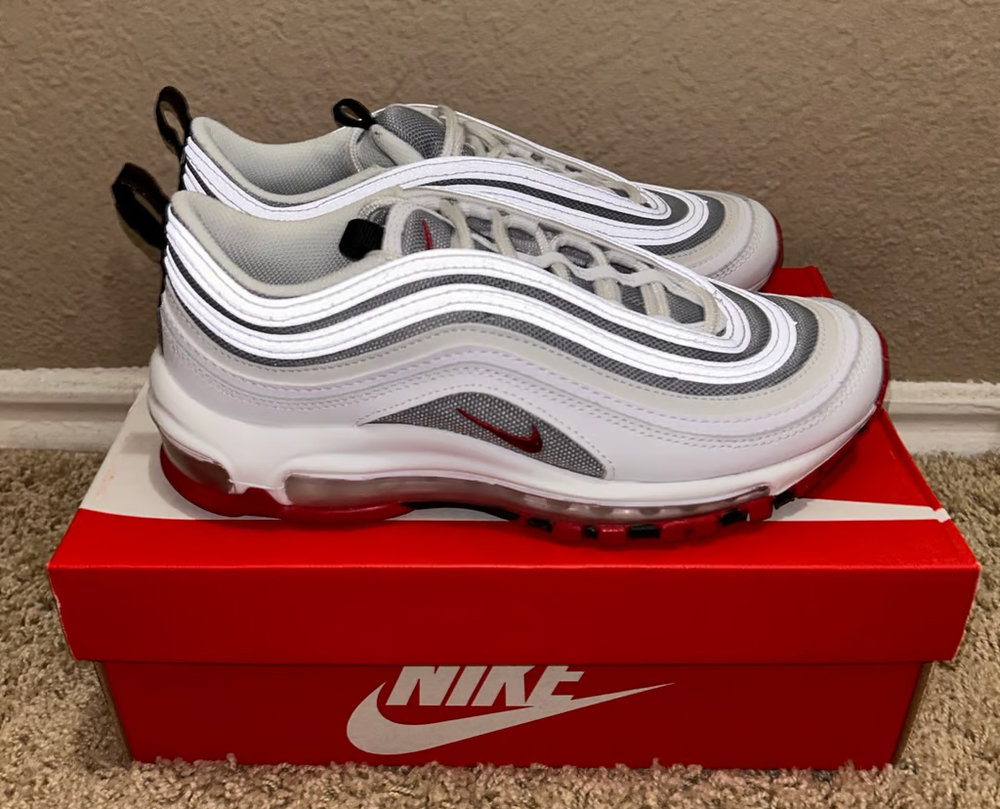 Nike Air Max 97 White Bullet in Size 10