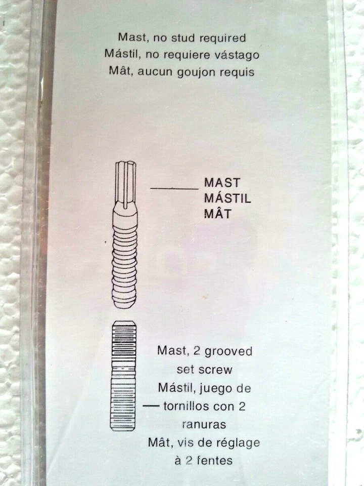  Mastro de antena de substituição de borracha universal rosca borracha DORMAN 9-2247 - Imagem 4 de 4