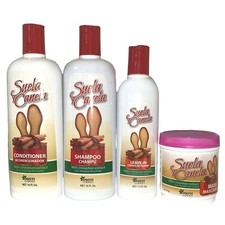 Suela y Canela Set: Shampoo, Conditioner, Leave-In  Hair Treatment