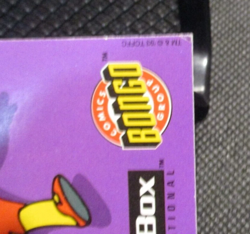 The Simpsons Series 1 Wiggle Card W9 BARTMAN Skybox 1993 PLEASE READ CONDITION - Image 4 of 4