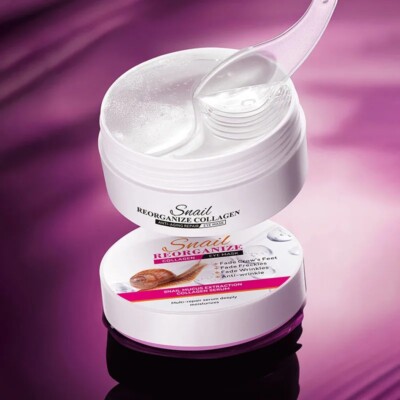 60pcs SADOER Snail Collagen Eye Mask Anti Dark Circles Eyes Bags Moisturizing