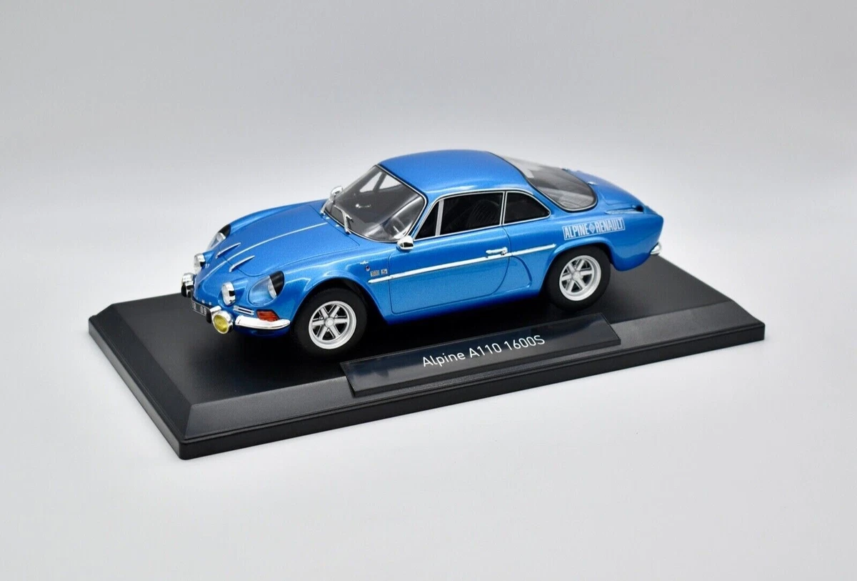 ALPINE A110 1600S 1972 Blue with side logo - 1/18 - NOREV
