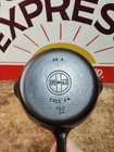 "Fully Restored" GRISWOLD #4 Cast Iron Skillet Pan Small Logo Seasoned Flat