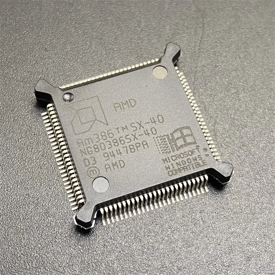 AMD AM386SX-40 CPU NG80386SX-40 40MHz QFP100 X86 Processor 386 Microprocessor - Image 2 of 3