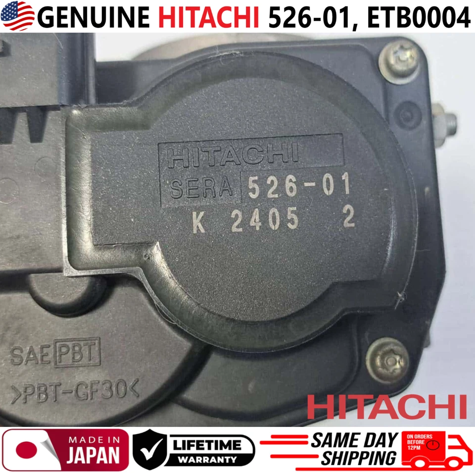 GENUINE HITACHI Throttle Body For 2007-2013 Nissan Altima Sentra Rogue, 526-01 - Image 4 of 4