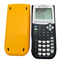 Texas Instruments TI 84 Plus EZ Spot Yellow Classroom School Graphing Calculator