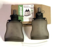 Haakaa Reusable Baby Food Pouches 4.5oz 2-Pack Washable Storage BPA Free