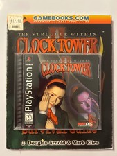 Sony Playstation Clock Tower 2 The Struggle Within game and book. 